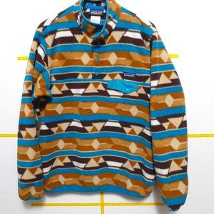 Patagonia Synchilla Snap T Fleece Aztec Mountain L